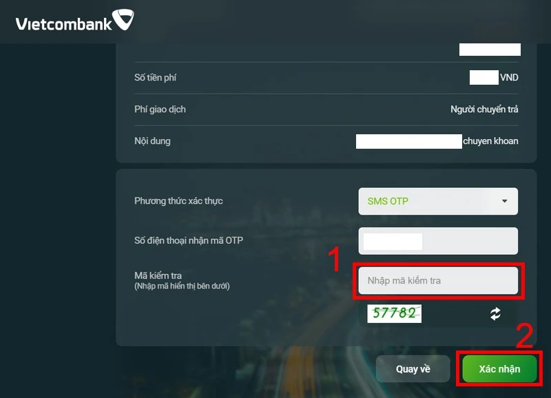 2 cách chuyển khoản Vietcombank online trên điện thoại, máy tính, PC đơn giản