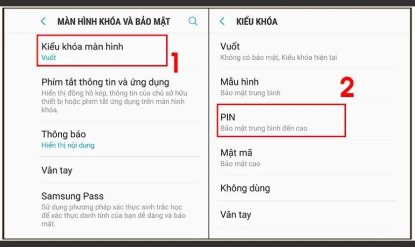 Cách cài mật khẩu điện thoại Android và iPhone nhanh nhất