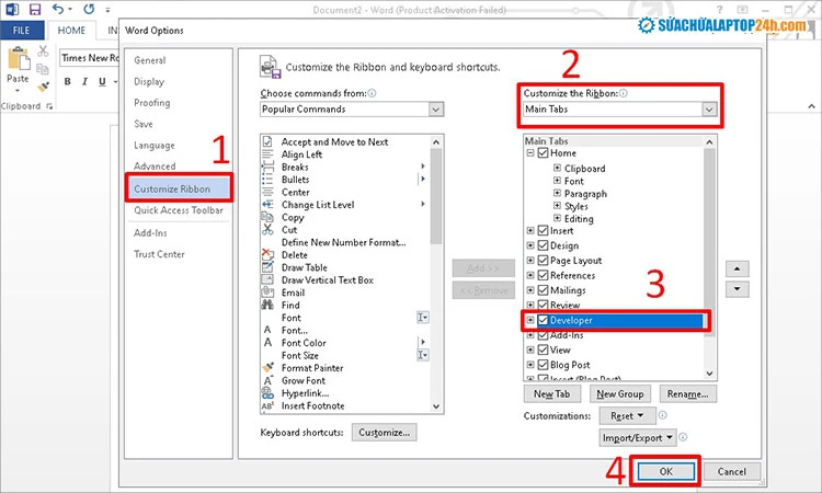 2 cách chèn, đánh dấu tích trong Word đơn giản chỉ từ 2 bước
