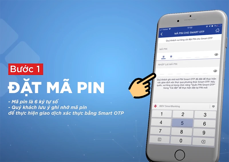 Cách đăng ký, sử dụng BIDV Smart OTP chi tiết