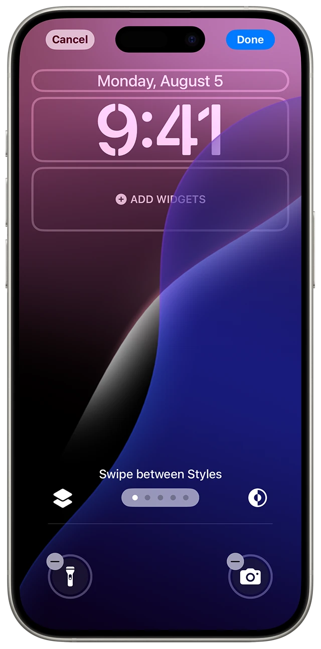 Thay đổi hình nền iPhone