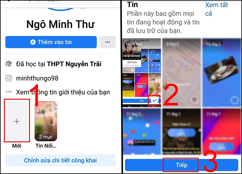 Cách tạo story nổi bật trên Facebook bằng điện thoại cực nhanh - Thegioididong.com
