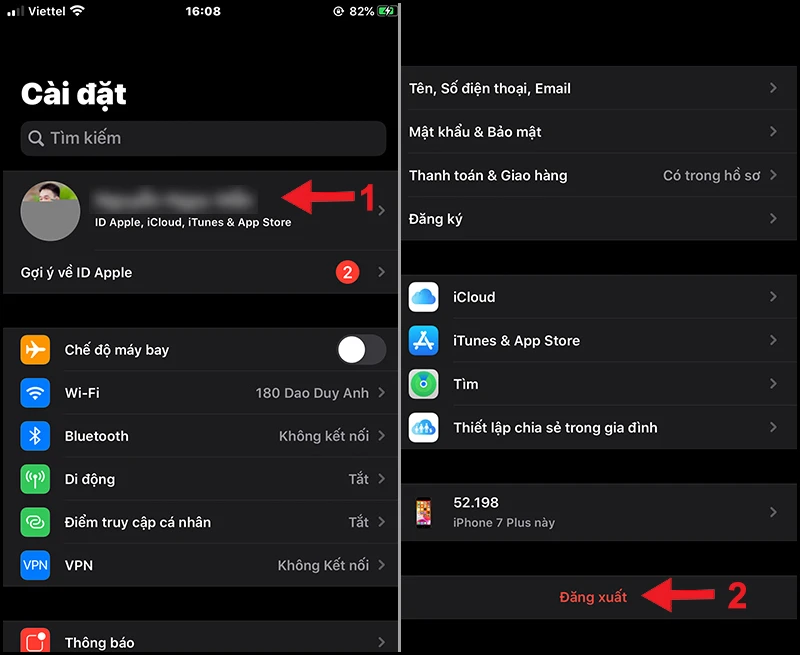 Cách thay đổi tài khoản iCloud trên điện thoại iPhone, máy tính macOS - Thegioididong.com