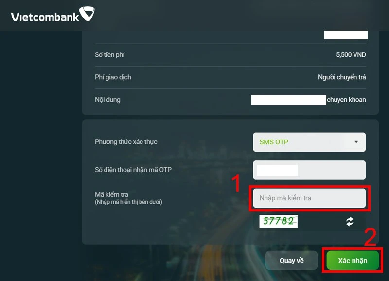 2 cách chuyển khoản Vietcombank online trên điện thoại, máy tính, PC đơn giản