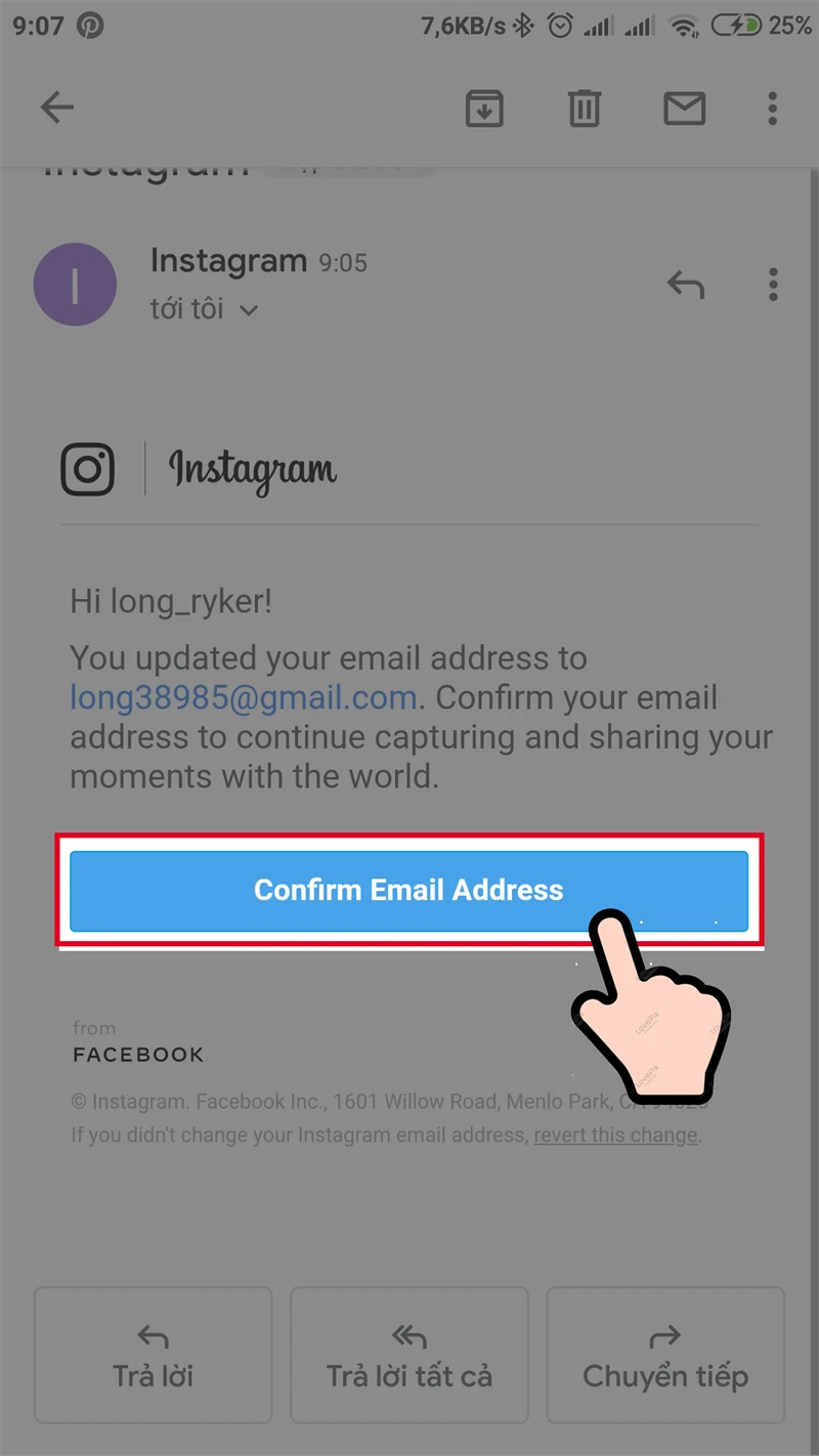 Cách đổi tên, số điện thoại, địa chỉ email trên Instagram đơn giản nhất