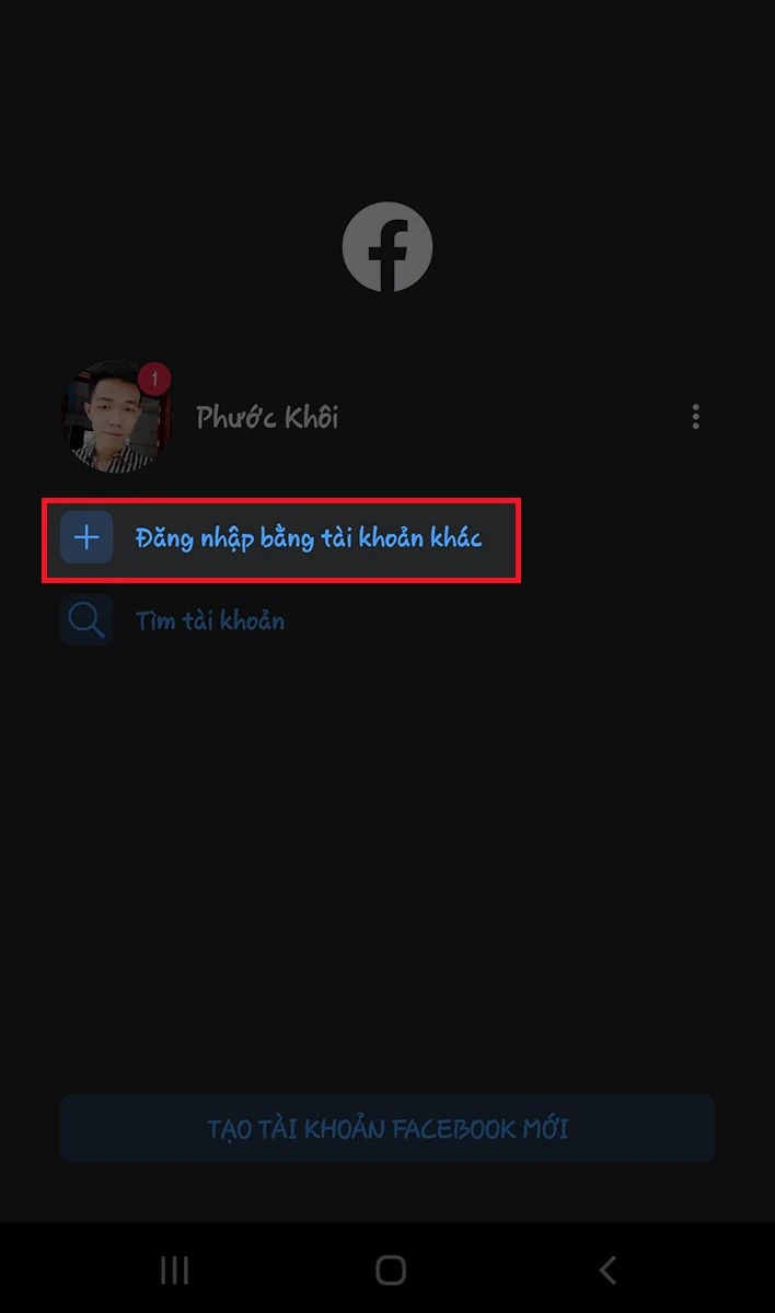 Cách chuyển, đổi tài khoản Facebook nhanh trên điện thoại, máy tính