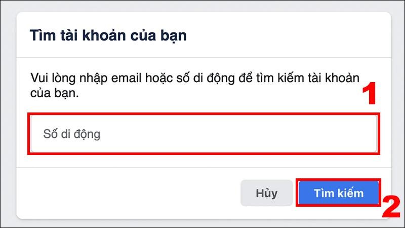 Cách lấy lại mật khẩu Facebook không cần mã xác nhận đơn giản cho bạn - Thegioididong.com