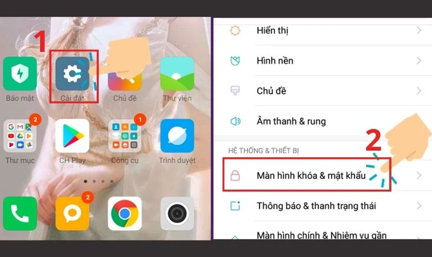 Cách cài mật khẩu điện thoại Android và iPhone nhanh nhất