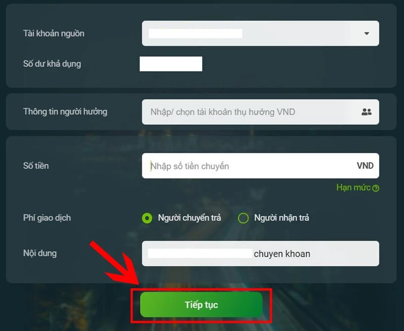 2 cách chuyển khoản Vietcombank online trên điện thoại, máy tính, PC đơn giản
