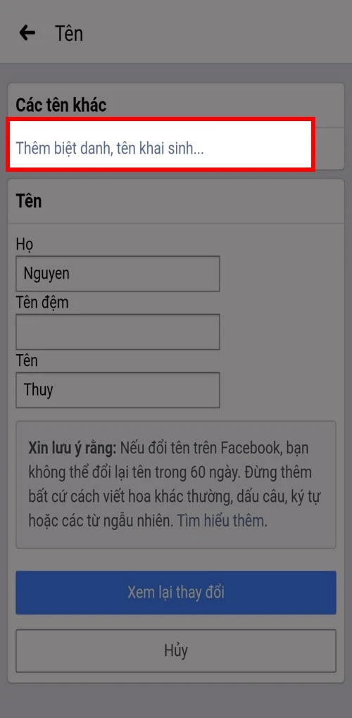 Cách đặt, đổi, xóa biệt hiệu Facebook trên máy tính, điện thoại