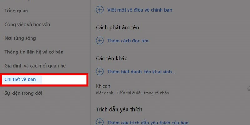 Các thao tác đặt, xóa biệt danh trên Facebook cực đơn giản mà không phải ai cũng biết