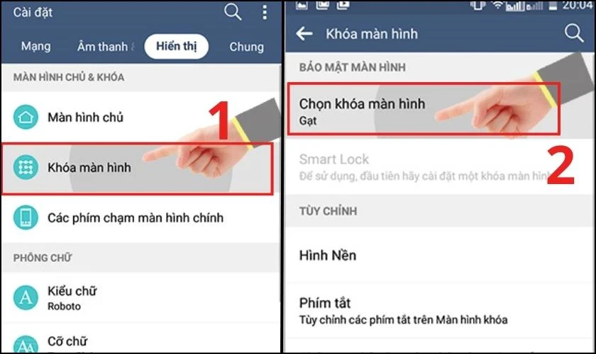 Cách cài mật khẩu điện thoại Android và iPhone nhanh nhất