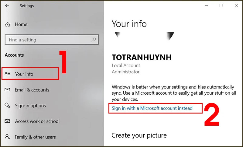 Hướng dẫn cách cài đặt và thay đổi mật khẩu cho máy tính Windows 10 - Thegioididong.com