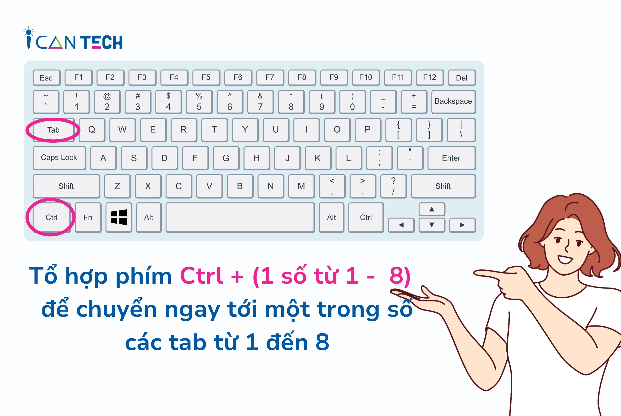 Thành thạo 3 cách chuyển tab nhanh, làm việc thêm chuyên nghiệp!