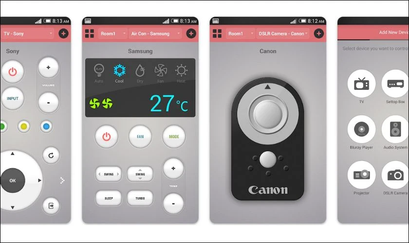 Cách điều khiển điều hòa bằng điện thoại Android, iOS