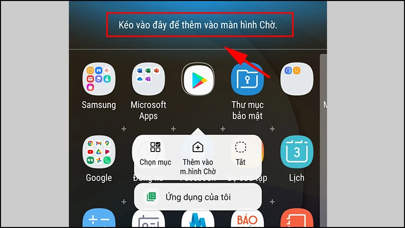 Cách lấy lại, thêm biểu tượng ứng dụng vào màn hình chính trên Android - Thegioididong.com