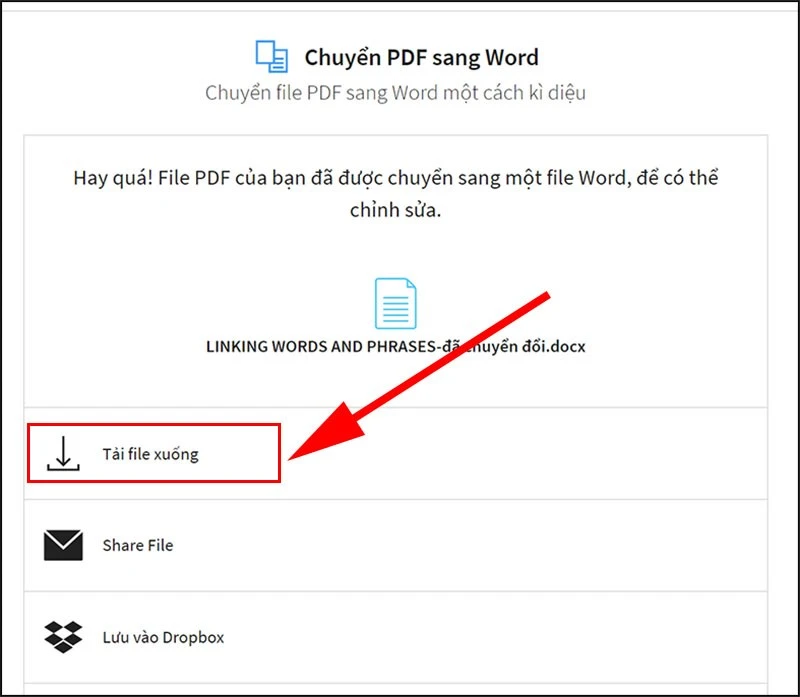 5 cách chuyển file PDF sang Word online, không cần phần mềm