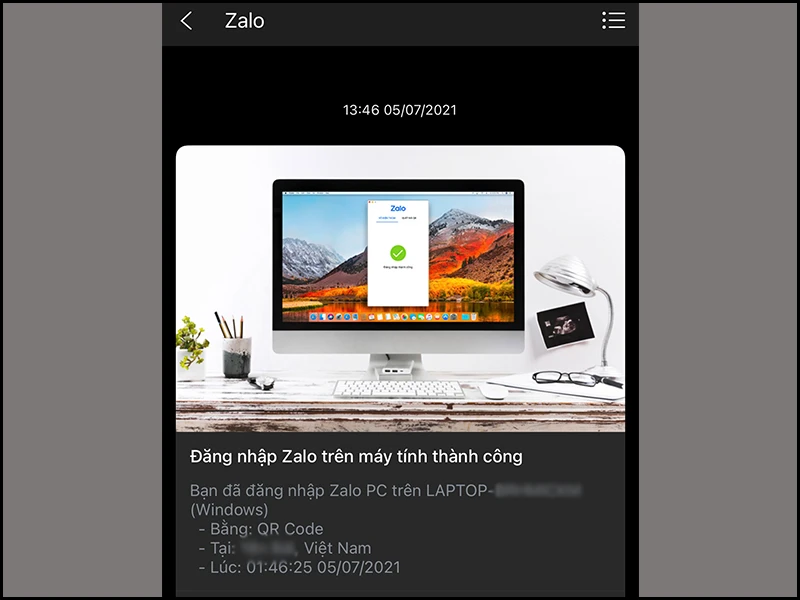 Đăng nhập Zalo trên máy tính có báo về điện thoại không? Xem để biết! -