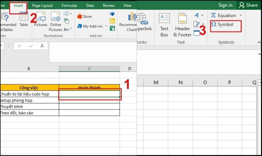 Cách đánh dấu tích trong Excel cực kỳ đơn giản, nhanh chóng