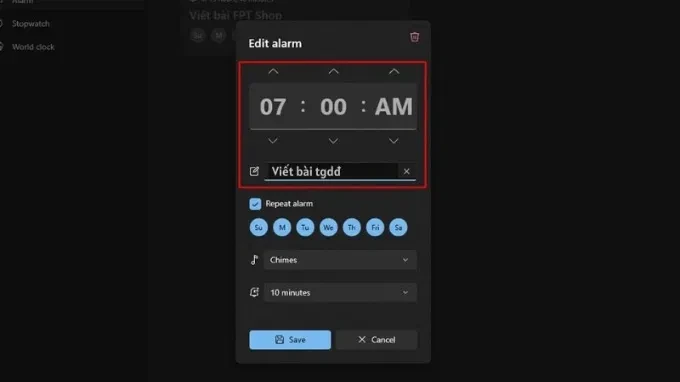 Cách đặt báo thức trên máy tính, laptop Windows và MacBook