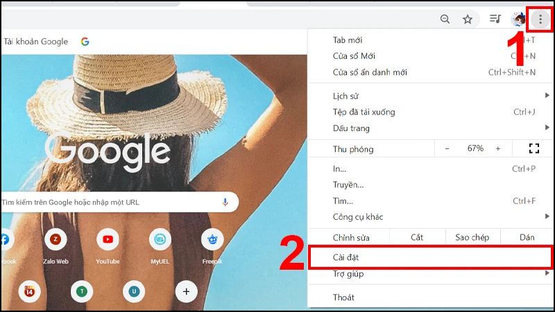 Cách thay đổi hình nền Google Chrome đơn giản, dễ thực hiện - Thegioididong.com