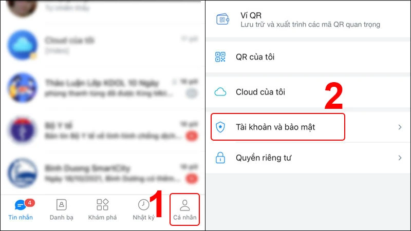 Cách cài đặt mật khẩu Zalo trên điện thoại, máy tính bảo mật tin nhắn - Thegioididong.com