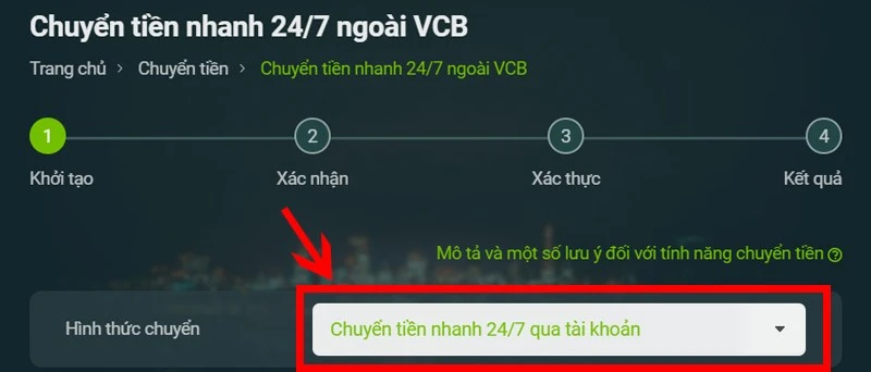 2 cách chuyển khoản Vietcombank online trên điện thoại, máy tính, PC đơn giản