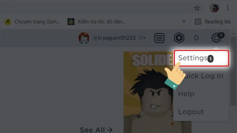Cách đổi mật khẩu Roblox đơn giản, nhanh chóng nhất