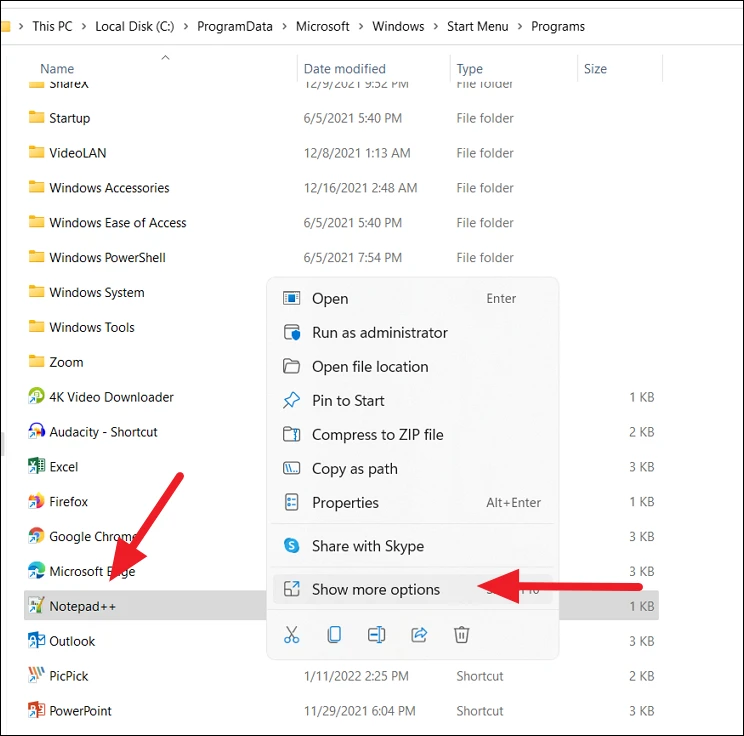 Cách đưa ứng dụng ra màn hình máy tính Win 11