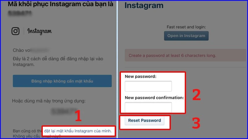 2 cách lấy lại mật khẩu Instagram khi bị quên trên điện thoại, máy tính