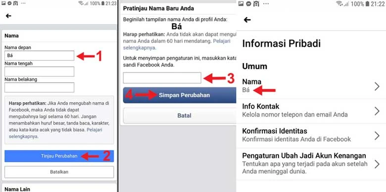 Hướng dẫn cách đổi tên Facebook 1 chữ trên điện thoại, máy tính