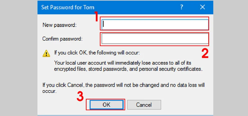 Hướng dẫn cách cài đặt và thay đổi mật khẩu cho máy tính Windows 10 - Thegioididong.com