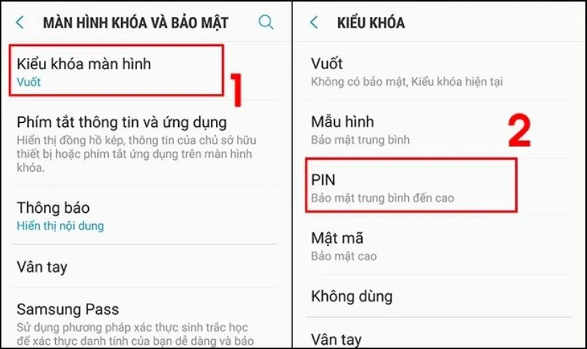 Cách cài mật khẩu điện thoại Android và iPhone nhanh nhất