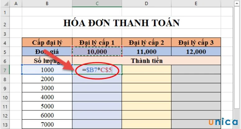 Hướng dẫn cách cố định hàm trong excel đơn giản, nhanh chóng