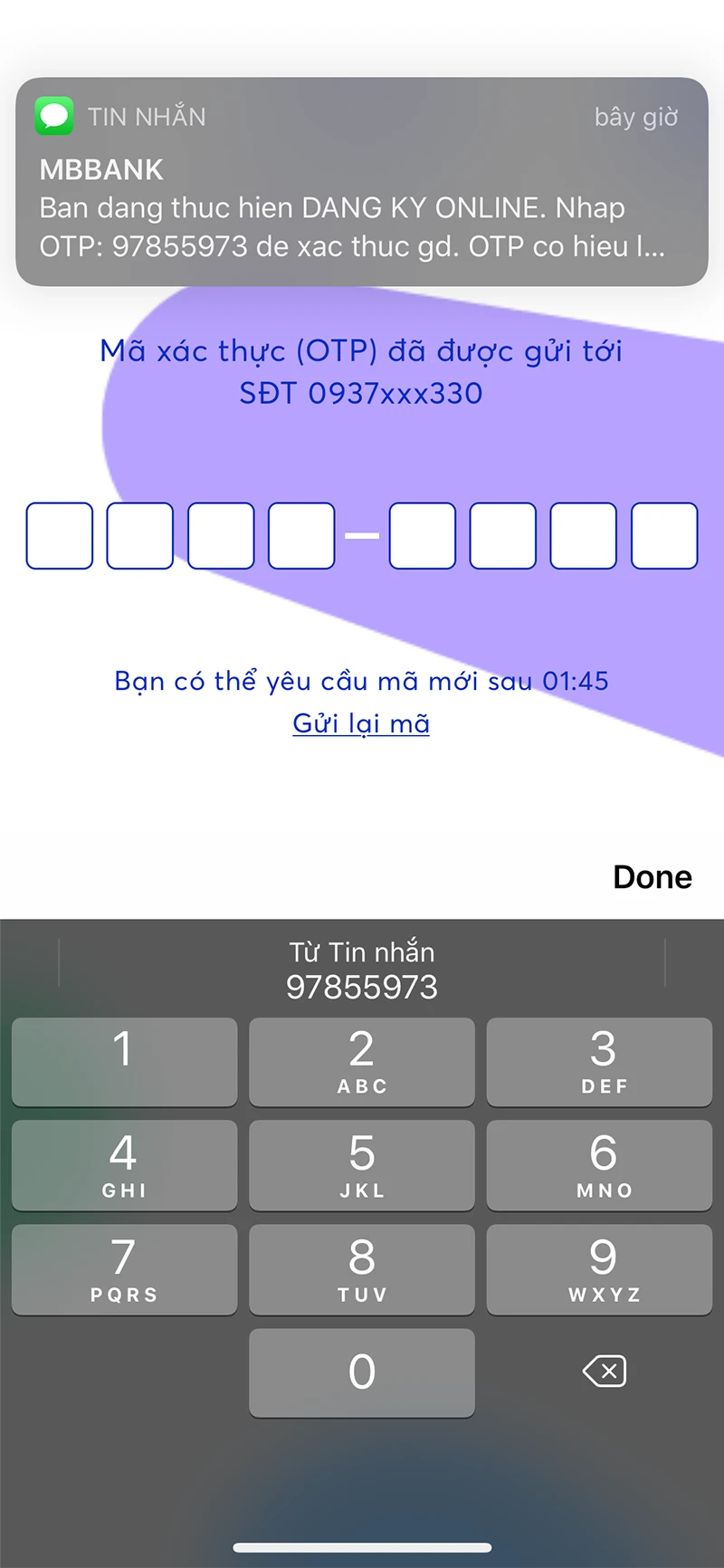 Cách mở số tài khoản ngân hàng trùng với số điện thoại - MB Bank