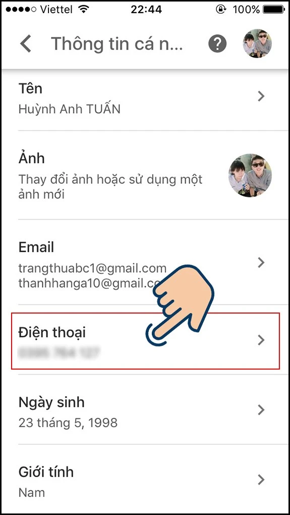 Cách thay đổi, thêm và xóa số điện thoại Gmail đơn giản và dễ dàng nhất
