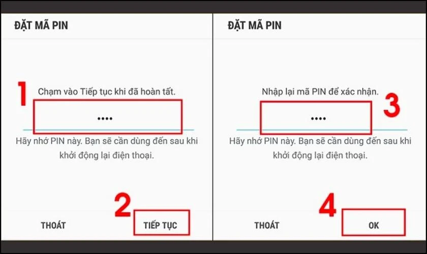 Cách cài mật khẩu điện thoại Android và iPhone nhanh nhất