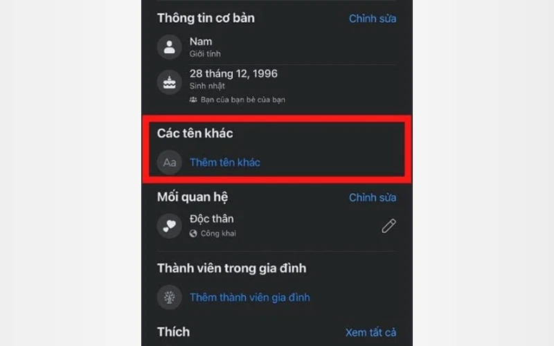 Các thao tác đặt, xóa biệt danh trên Facebook cực đơn giản mà không phải ai cũng biết