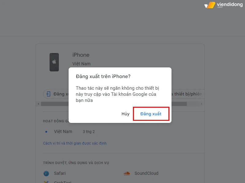 Cách đăng xuất tài khoản Google từ xa trên thiết bị khác nhanh chóng