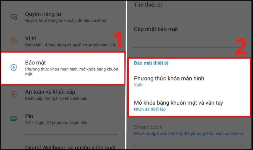 Cách cài mật khẩu điện thoại Android và iPhone nhanh nhất