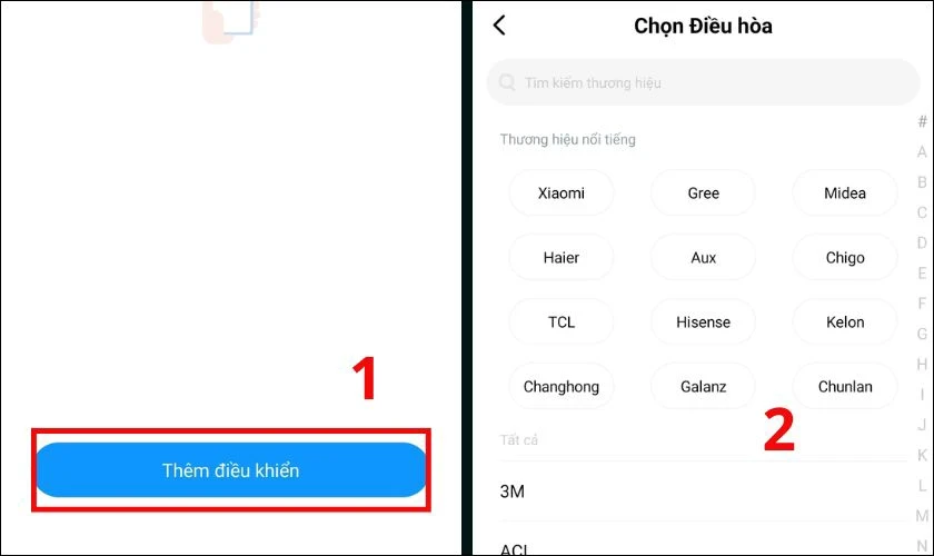 Cách điều khiển điều hòa bằng điện thoại Android, iOS