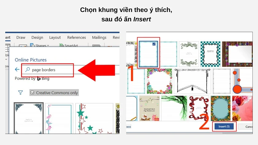 Hướng dẫn cách kẻ khung trong Word 2010 - 2016 chi tiết