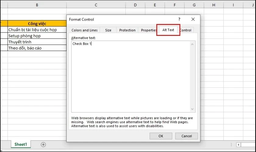 Cách đánh dấu tích trong Excel cực kỳ đơn giản, nhanh chóng