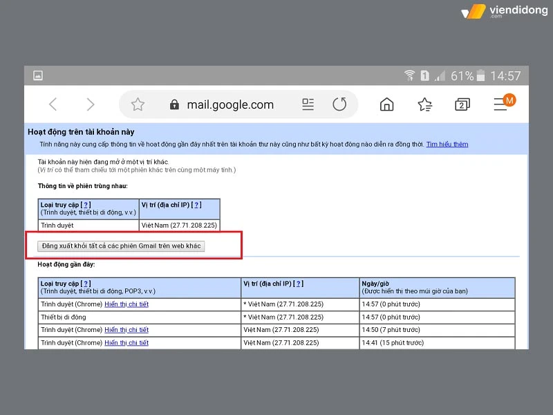 Cách đăng xuất tài khoản Google từ xa trên thiết bị khác nhanh chóng