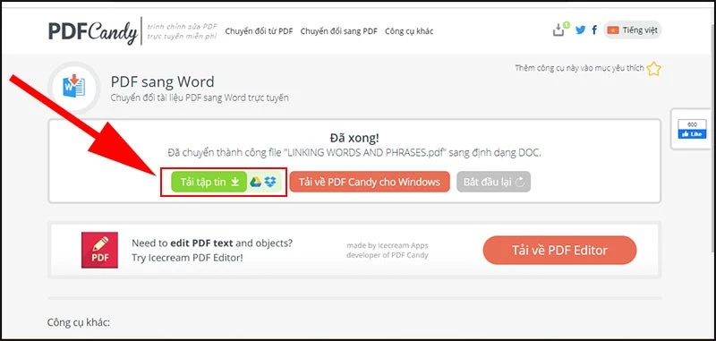 5 cách chuyển file PDF sang Word online, không cần phần mềm