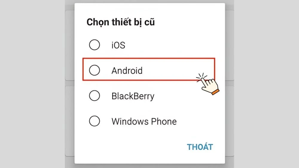 Cách chuyển dữ liệu từ Android sang Android nhanh chóng