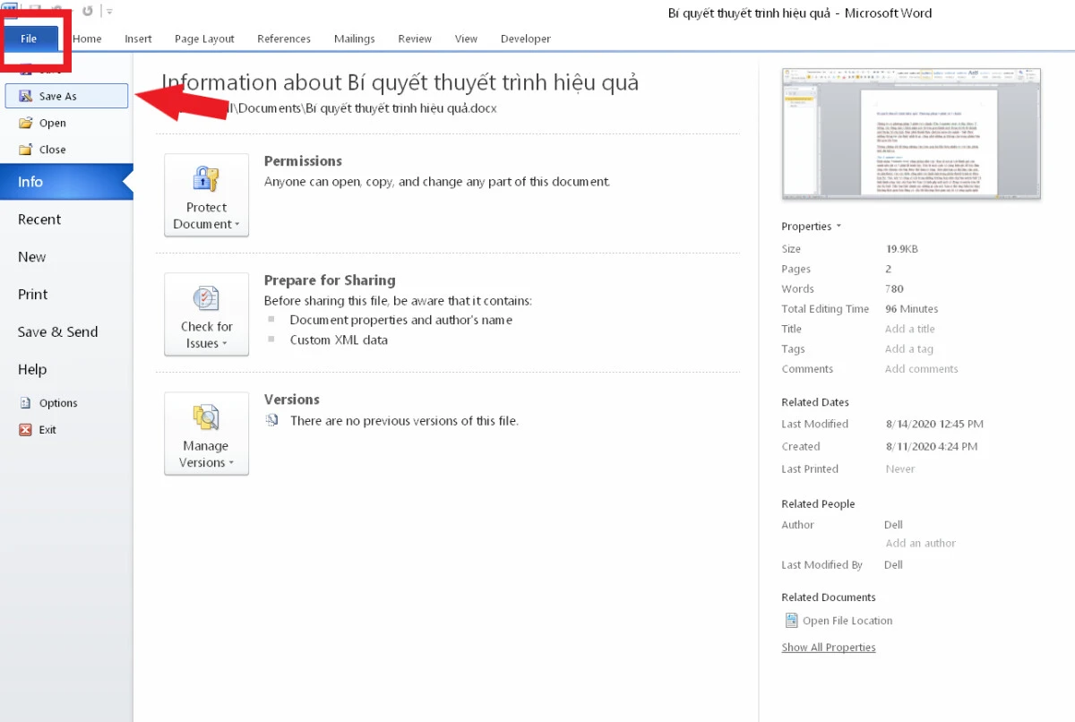 2 cách đổi tên file Word một hoặc nhiều file nhanh và đơn giản