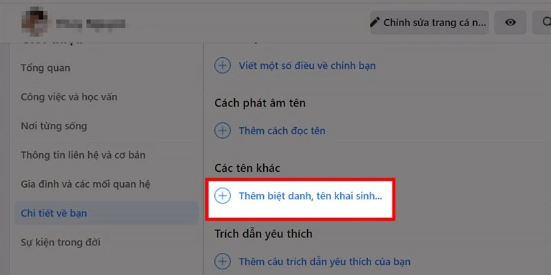 Các thao tác đặt, xóa biệt danh trên Facebook cực đơn giản mà không phải ai cũng biết