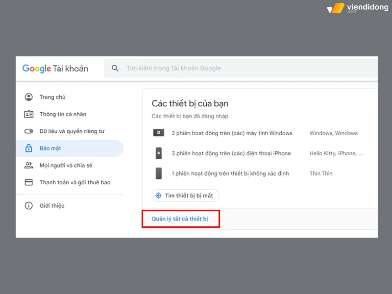 Cách đăng xuất tài khoản Google từ xa trên thiết bị khác nhanh chóng