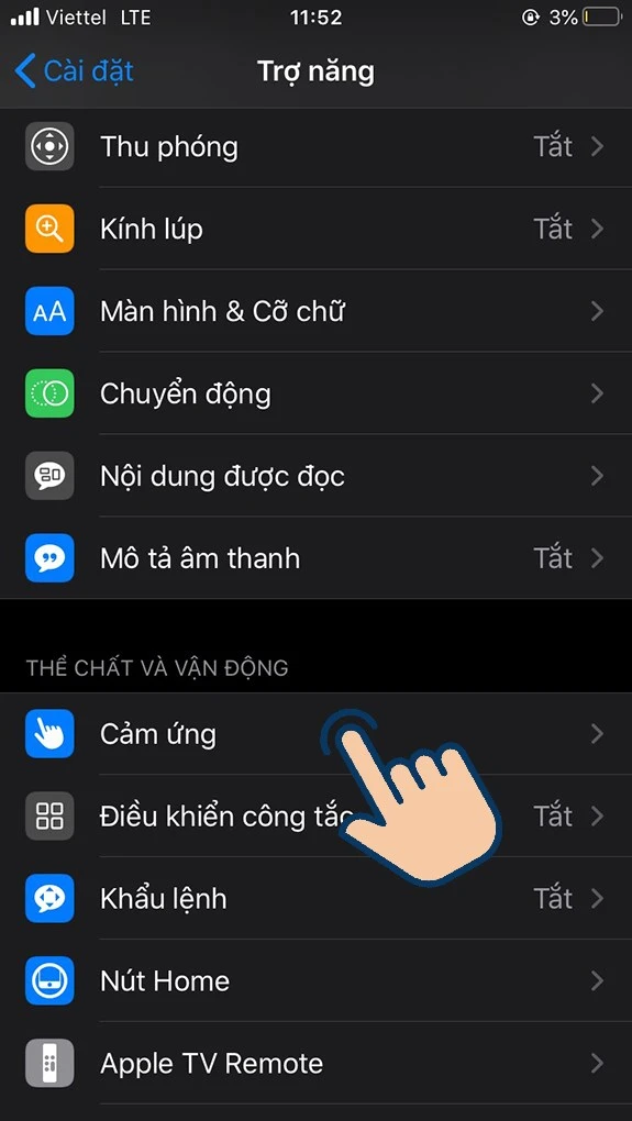 Hướng dẫn cách mở nút home ảo trên iPhone vô cùng đơn giản